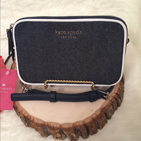 KATE SPADE ♠️ Cameron Demin  Crossbody 🆕 - Picture 5 of 15